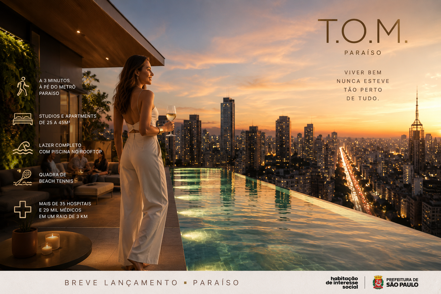T.O.M. Paraíso — novo endereço no bairro Paraíso, São Paulo